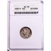 Image 1 : 1920-D Mercury Dime Coin ANACS AU55 Old Soap Box Holder