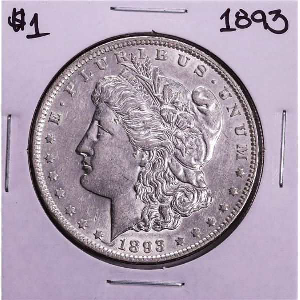 1893 $1 Morgan Silver Dollar Coin
