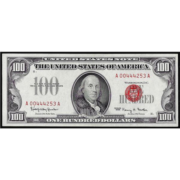 1966 $100 Legal Tender Note