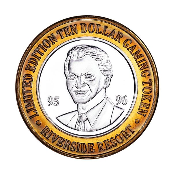 .999 Silver Riverside Resort Casino Laughlin, NV $10 Limited Edition Gaming Token