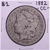 Image 1 : 1882-CC $1 Morgan Silver Dollar Coin