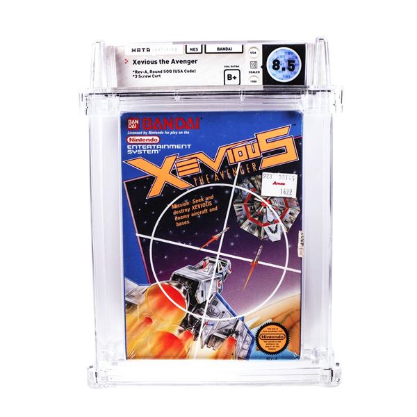 Xevious the Avenger (Round Seal) NES Nintendo Sealed Video Game WATA 8.5/B+