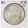 Image 1 : 1878-S $1 Morgan Silver Dollar Coin