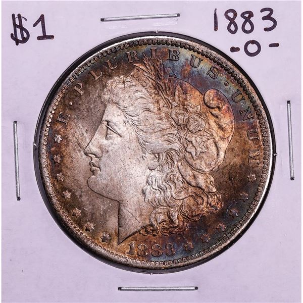 1883-O $1 Morgan Silver Dollar Coin Amazing Toning