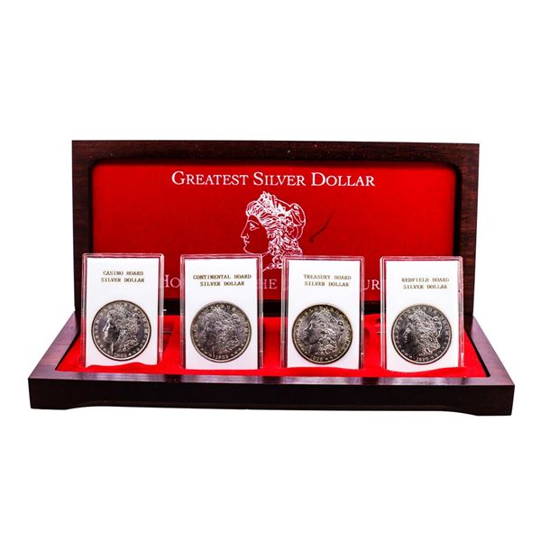 Greatest Silver Dollar Hoard of 20th Century $1 Morgan Silver Dollar (4) Coin Set