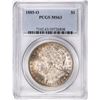Image 1 : 1885-O $1 Morgan Silver Dollar Coin PCGS MS63 Nice Toning
