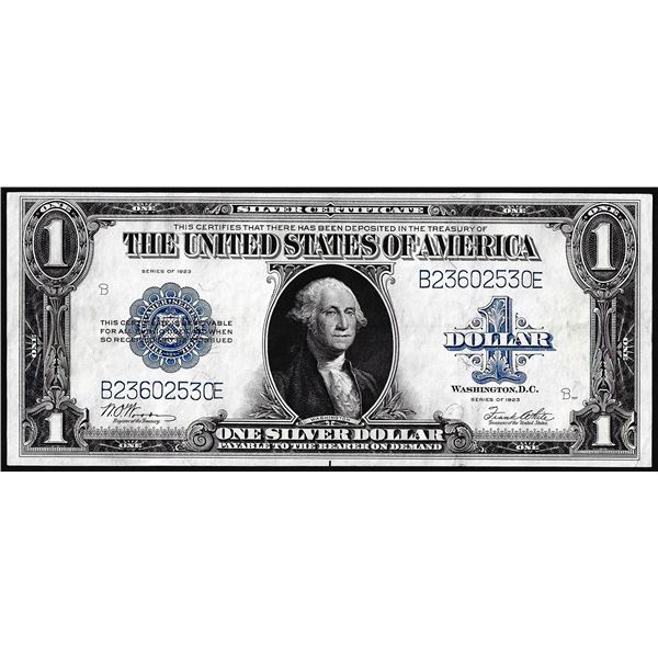 1923 $1 Silver Certificate Note