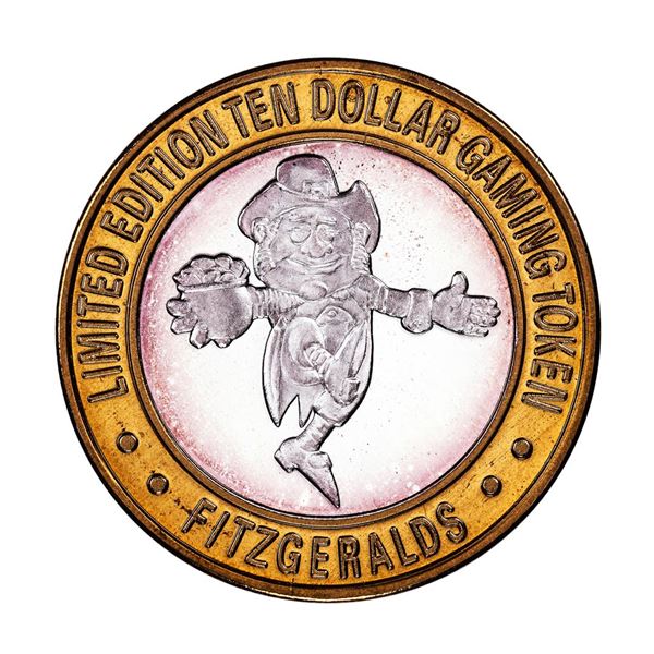 .999 Silver Fitzgerald's Casino & Hotel Reno, NV $20 Limited Edition Gaming Token