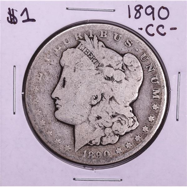 1890-CC $1 Morgan Silver Dollar Coin