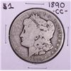 Image 1 : 1890-CC $1 Morgan Silver Dollar Coin