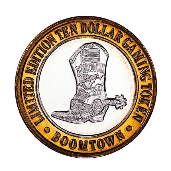 .999 Silver Boomtown Hotel & Casino Reno, NV $10 Limited Edition Gaming Token