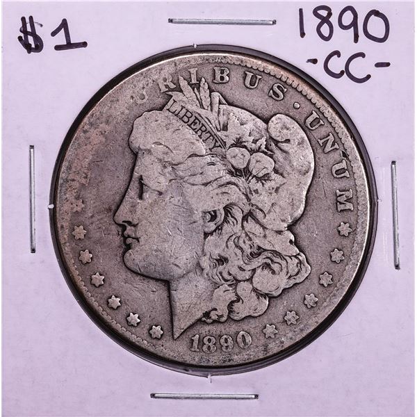 1890-CC $1 Morgan Silver Dollar Coin