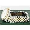 Image 6 : Rolex Men's Two Tone White Diamond & Sapphire Datejust Wristwatch