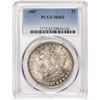 Image 1 : 1887 $1 Morgan Silver Dollar Coin PCGS MS63