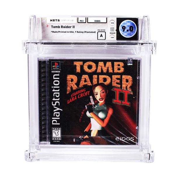Tomb Raider II PS1 PlayStation Sealed Video Game WATA 9.0/A