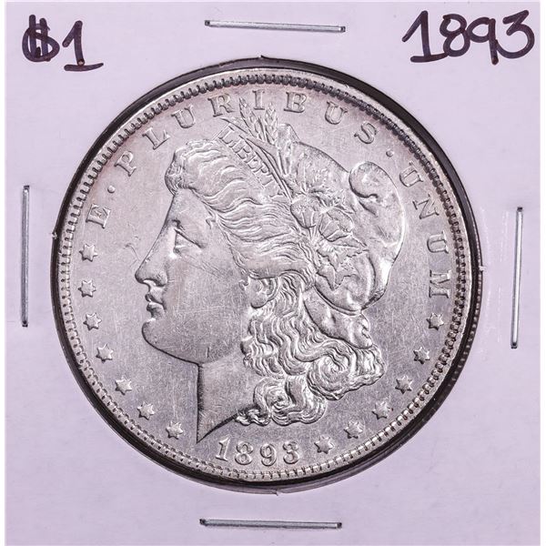 1893 $1 Morgan Silver Dollar Coin