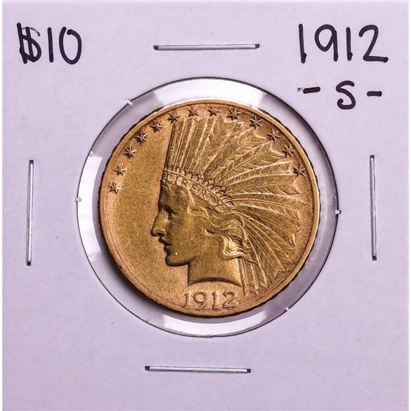 1912-S $10 Indian Head Eagle Gold Coin
