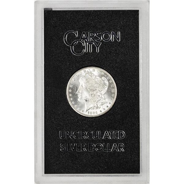 1884-CC $1 Morgan Silver Dollar Coin GSA Hoard Uncirculated