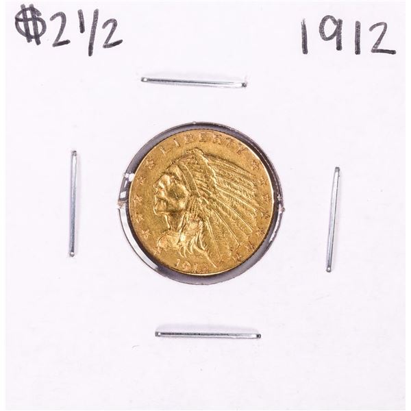 1912 $2 1/2 Indian Head Quarter Eagle Gold Coin