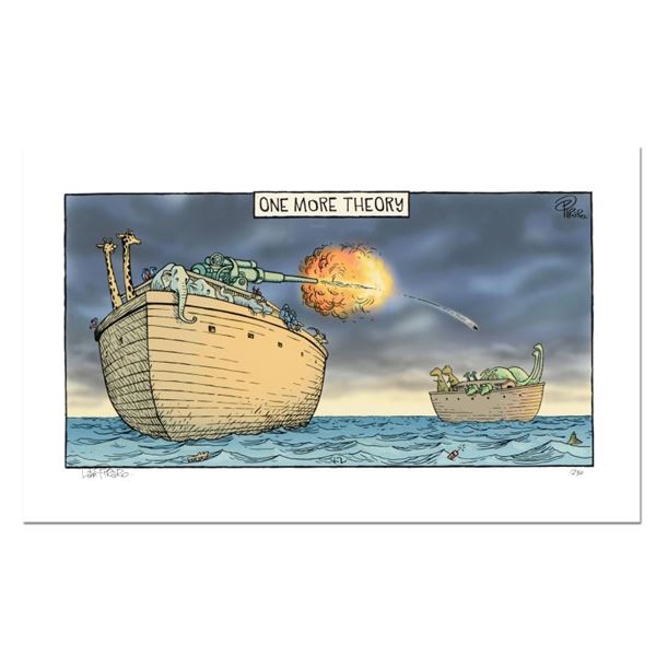 Bizarro! "One More Theory" Numbered Limited Edition Giclee On Paper By Dan Piraro
