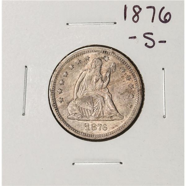 1876-S Seated Liberty Quarter Coin