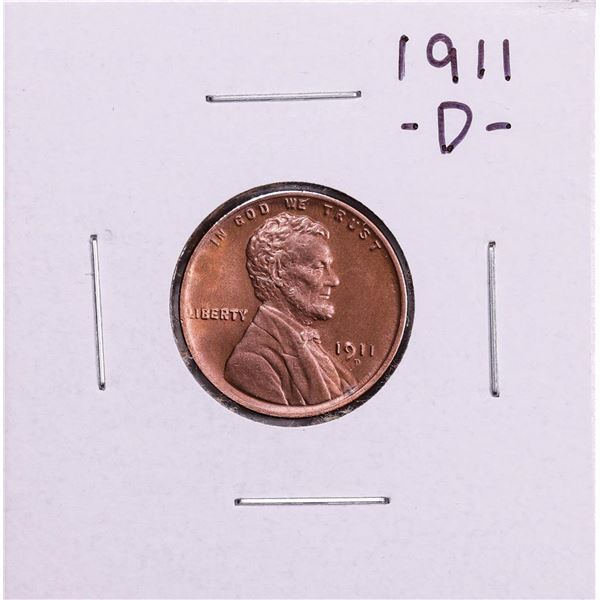 1911-D Lincoln Wheat Cent Coin