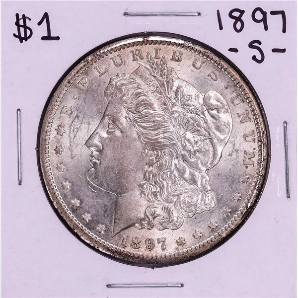 1897-S $1 Morgan Silver Dollar Coin