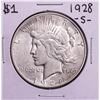 Image 1 : 1928-S $1 Peace Silver Dollar Coin