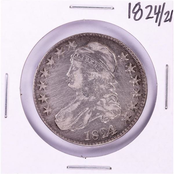 1824/1 Capped Bust Half Dollar Coin