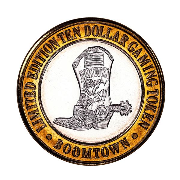 .999 Silver Boomtown Hotel & Casino Reno, NV $10 Limited Edition Gaming Token