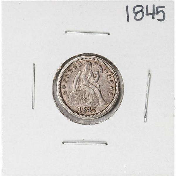 1845 Seated Liberty Dime Coin