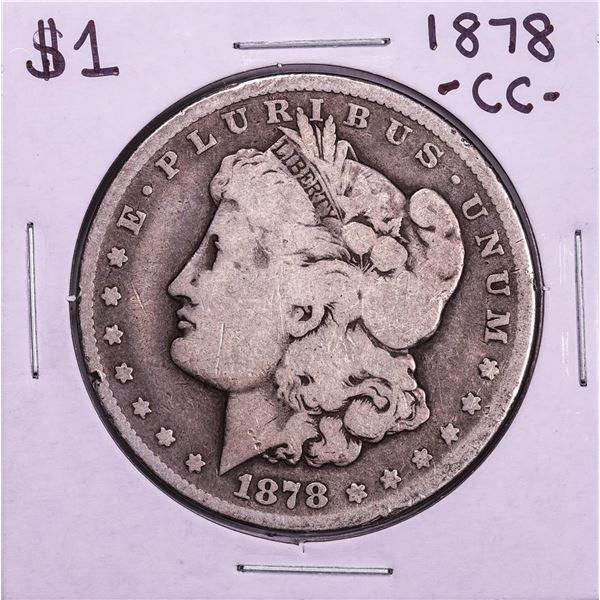 1878-CC $1 Morgan Silver Dollar Coin