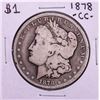 Image 1 : 1878-CC $1 Morgan Silver Dollar Coin