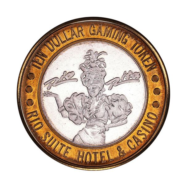 .999 Silver Rio Suite Hotel & Casino Las Vegas, NV $10 Limited Edition Gaming Token