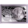 Image 1 : 1994 $1 American Silver Eagle Coin & 2oz Silver Bar Set