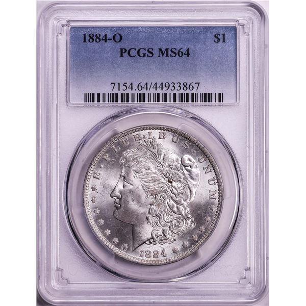 1884-O $1 Morgan Silver Dollar Coin PCGS MS64
