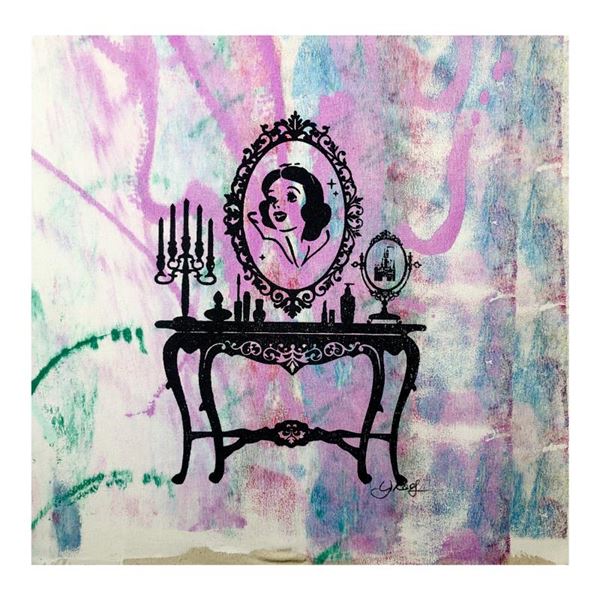 Rodgers "Mirror Mirror (Snow White)" Original Mixed Media On Canvas