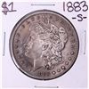 Image 1 : 1883-S $1 Morgan Silver Dollar Coin