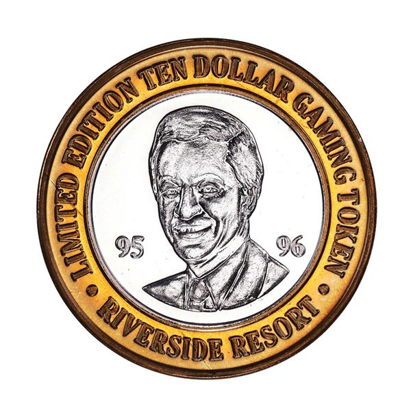 .999 Silver Riverside Resort Casino Laughlin, NV $10 Limited Edition Gaming Token