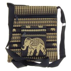 Thai Silk Hand Crafted Elephant Shoulder Bag