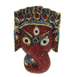 Vintage Tibet Elephant Ritual Mask