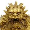 Image 3 : Gilded Tibet Bronze Dragon Censer