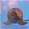 Image 1 : Coconut Shell Teak Sea Turtle Lamp