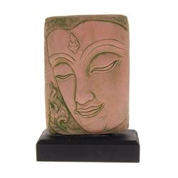 Excellent Hand Cast Sandstone Buddha Face