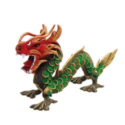 Hand Formed Teak Dragon 