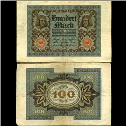 1920 Germany 100 Mark Note Hi Grade
