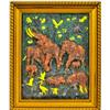 Image 1 : 1,200ct. Tourmaline Elephant Statue Picture Frame RETAIL $