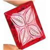 87.00ct. Pigeon Blood Red Natural African Carved Ruby RETAIL $6000