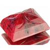 Image 2 : 87.00ct. Pigeon Blood Red Natural African Carved Ruby RETAIL $6000