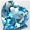 3.5mm Lovely Natural Swiss Blue Topaz Heart VVS RETAIL $175